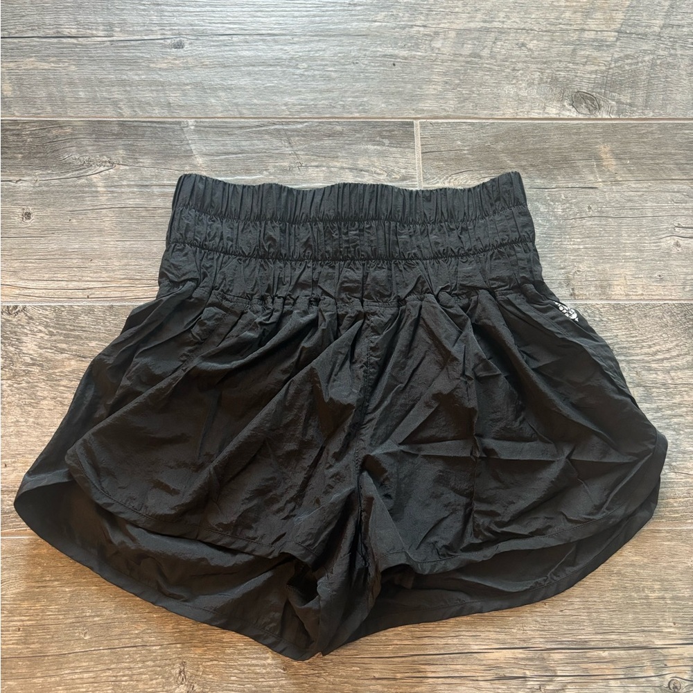 Free People FP Movement The Way Back Home Size M Black Women's Shorts